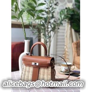 Best Price Hermes kelly picnic bag 9810 Brown