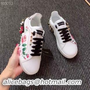 Spot Bulk Dolce & Gabbana Flower Shoes DG437FDC-1