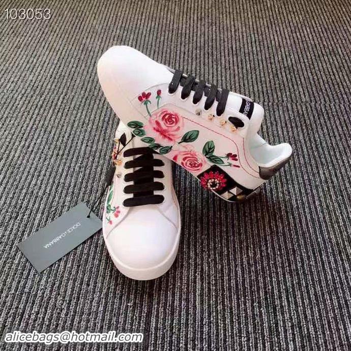 Spot Bulk Dolce & Gabbana Flower Shoes DG437FDC-1