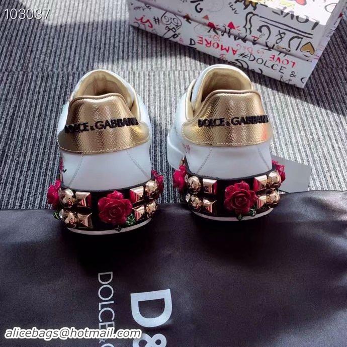 Spot Imitation Dolce & Gabbana Flower Shoes DG440FDC-1