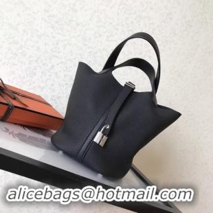 Discount Hermes Picotin Lock PM Bags Original Leather H8688 black