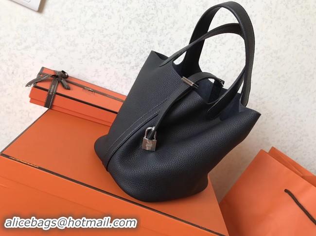 Discount Hermes Picotin Lock PM Bags Original Leather H8688 black