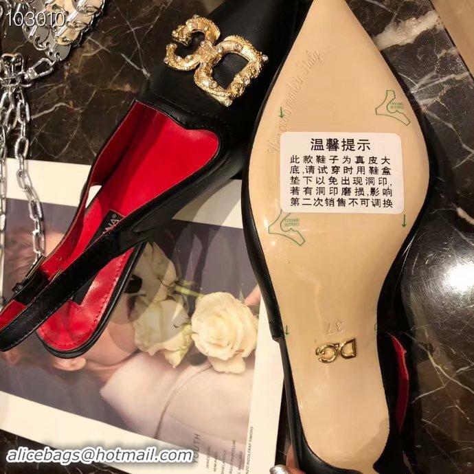 Luxury Classic Dolce & Gabbana 6CM High Heels Shoes DG446SJC-2