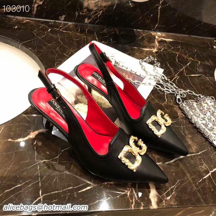 Luxury Classic Dolce & Gabbana 6CM High Heels Shoes DG446SJC-2