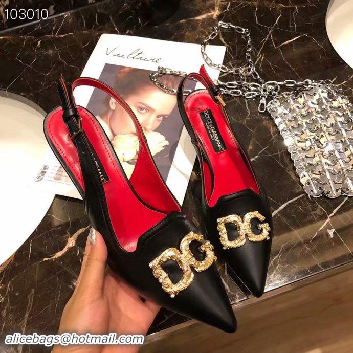 Luxury Classic Dolce & Gabbana 6CM High Heels Shoes DG446SJC-2