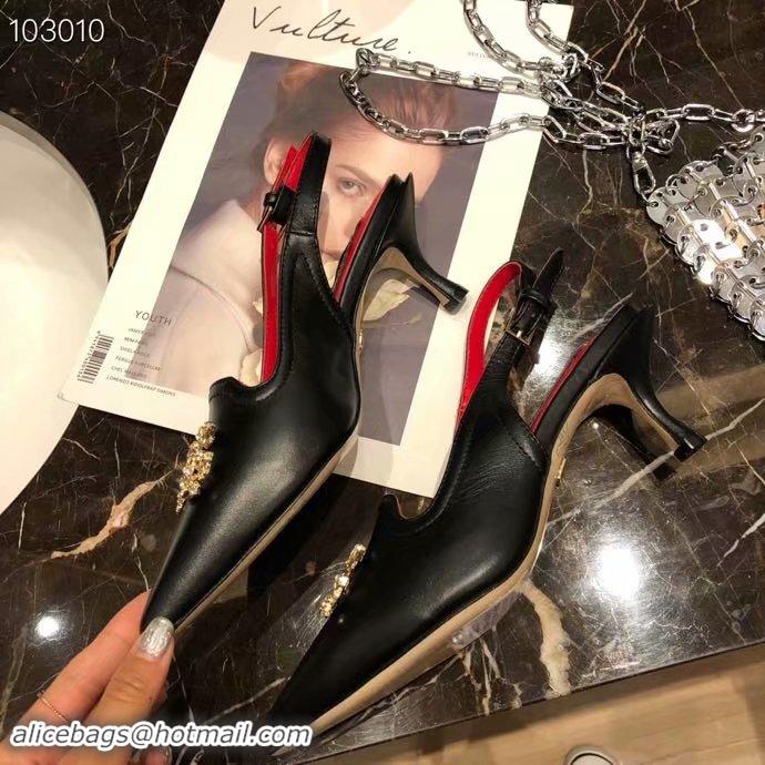 Luxury Classic Dolce & Gabbana 6CM High Heels Shoes DG446SJC-2