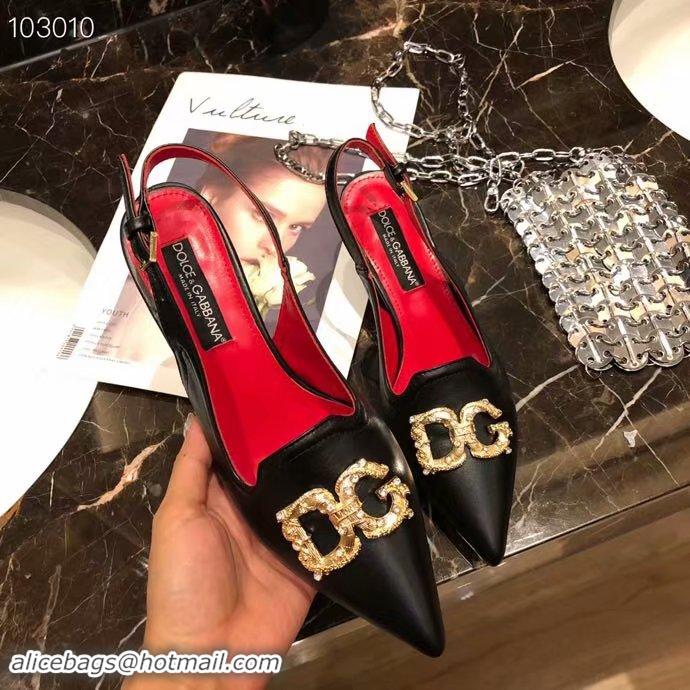 Luxury Classic Dolce & Gabbana 6CM High Heels Shoes DG446SJC-2