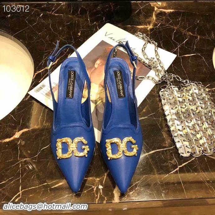 New Style Cheap Dolce & Gabbana 6CM High Heels Shoes DG446SJC-3