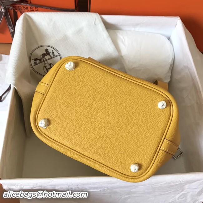 Best Price Hermes Picotin Lock PM Bags Original Leather H8688 yellow