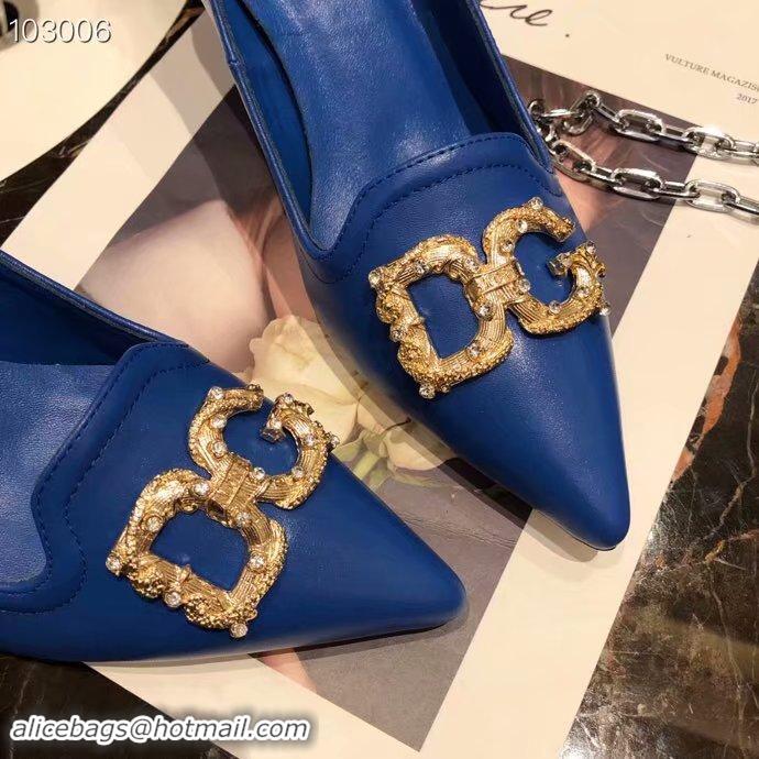 Top Quality Dolce & Gabbana 6CM High Heels Shoes DG447SJC-1