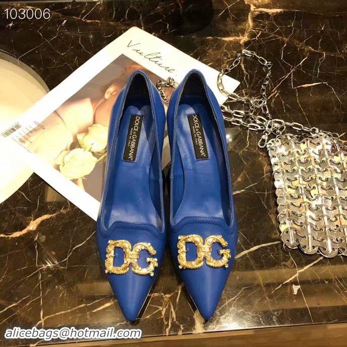 Top Quality Dolce & Gabbana 6CM High Heels Shoes DG447SJC-1