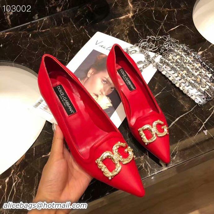 Hot Sell Dolce & Gabbana 6CM High Heels Shoes DG447SJC-5