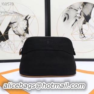 Classic Hermes Cosmetic Bag H3699 Black