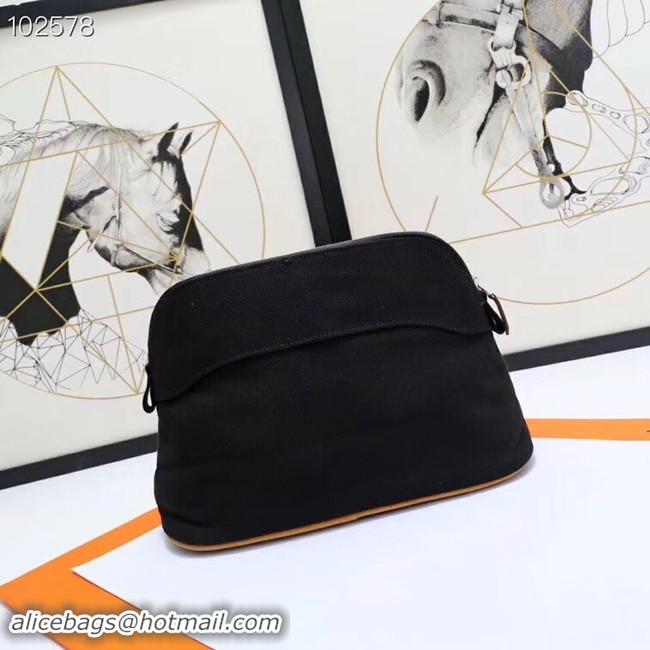 Classic Hermes Cosmetic Bag H3699 Black