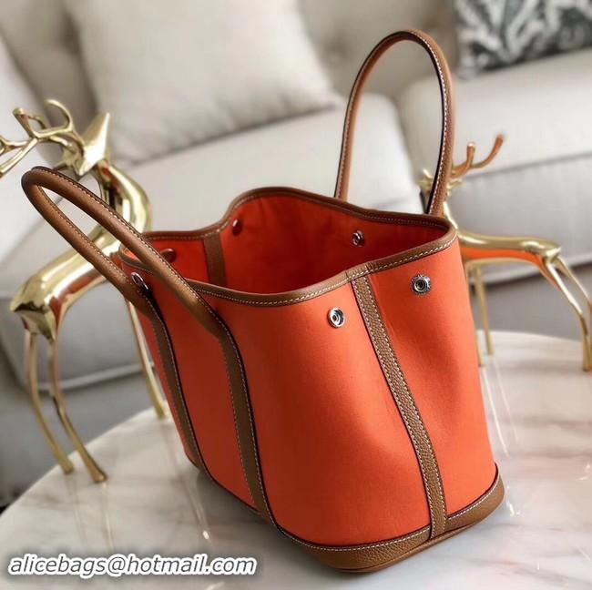 Fashion Hermes Garden Party 36cm Tote Bags Original Leather A3698 Orange