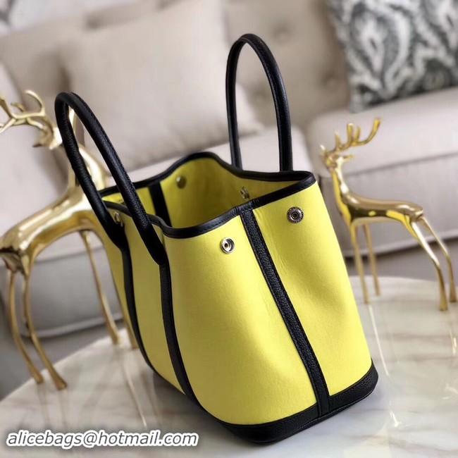 Luxury Hot Hermes Garden Party 36cm Tote Bags Original Leather A3698 Yellow