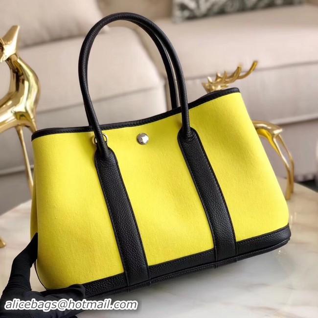 Luxury Hot Hermes Garden Party 36cm Tote Bags Original Leather A3698 Yellow