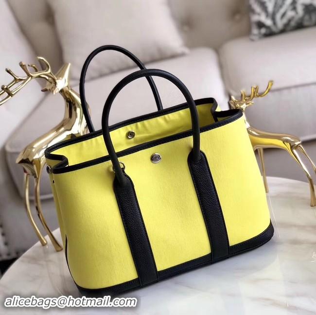 Luxury Hot Hermes Garden Party 36cm Tote Bags Original Leather A3698 Yellow