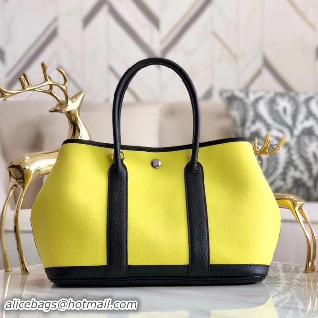 Luxury Hot Hermes Garden Party 36cm Tote Bags Original Leather A3698 Yellow