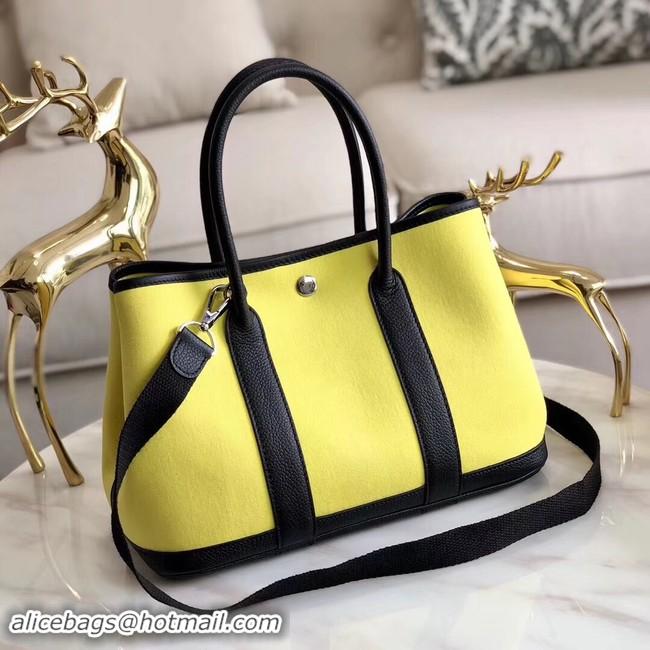 Luxury Hot Hermes Garden Party 36cm Tote Bags Original Leather A3698 Yellow