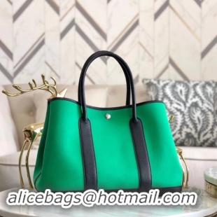 Classic Hot Hermes Garden Party 36cm Tote Bags Original Leather A3698 Green