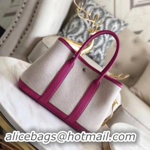 New Luxury Hermes Garden Party 36cm Tote Bags Original Leather H3698 Rose