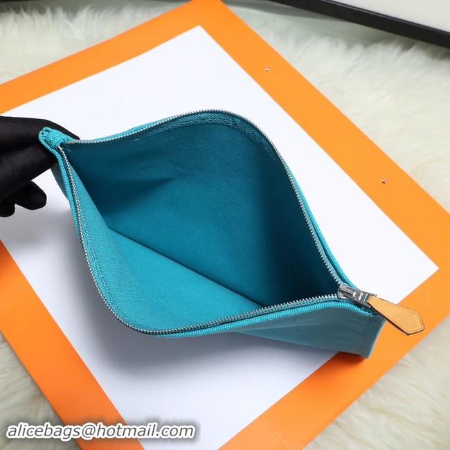 Purchase Hermes Cosmetic Bag H3700 Light Blue