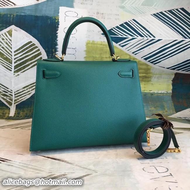 Trendy Design Hermes original Kelly Epsom Leather KL32 green