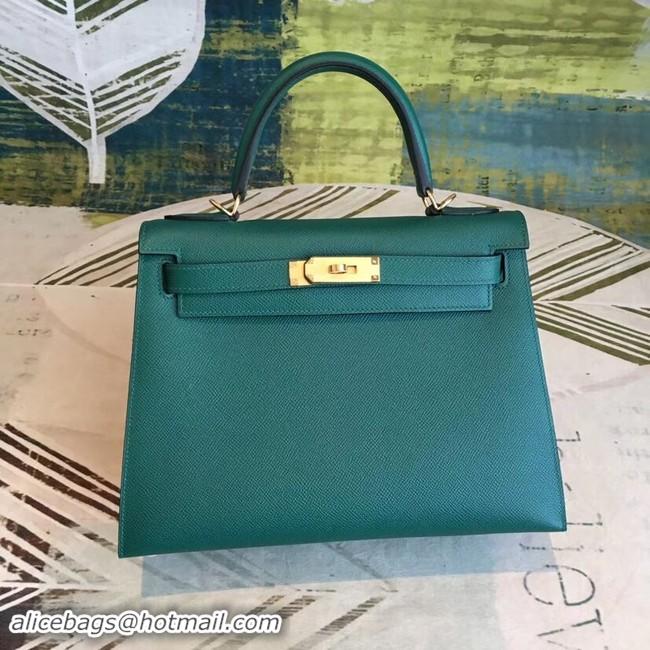 Trendy Design Hermes original Kelly Epsom Leather KL32 green