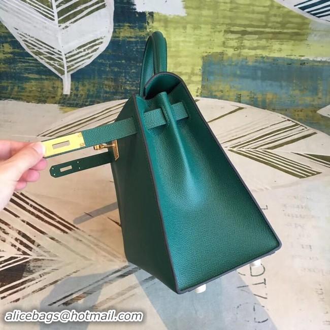 Trendy Design Hermes original Kelly Epsom Leather KL32 green