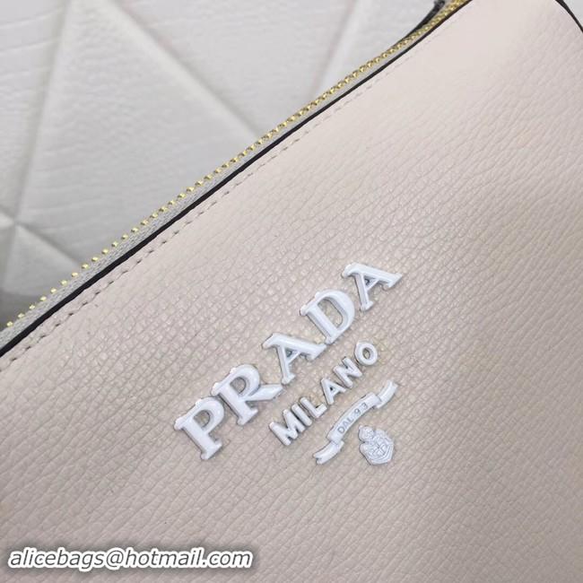 Purchase Prada leather shoulder bag 66136 white