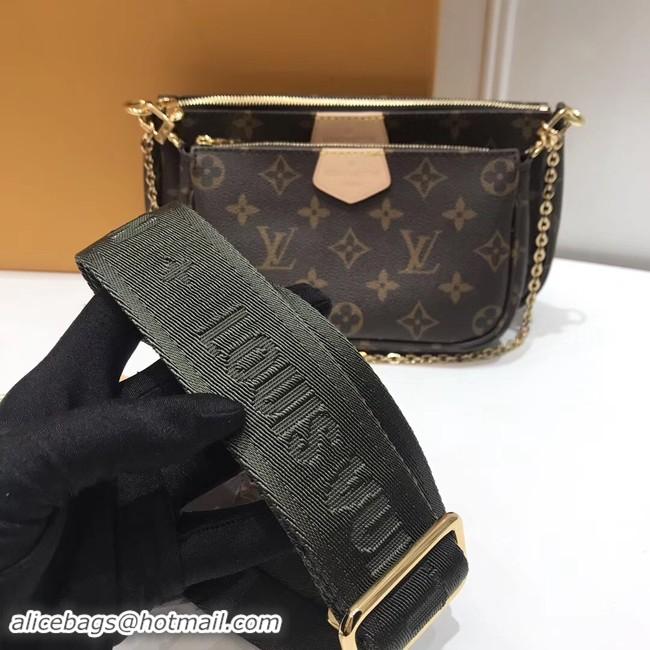 Top Quality Louis Vuitton Monogram Canvas Original Leather M44823 Blackish green