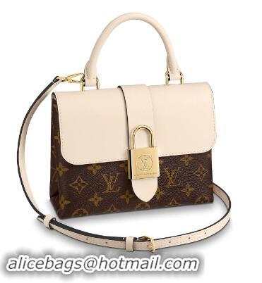 Imitation Louis Vuitton Original Leather LOCKY BB M44653 cream