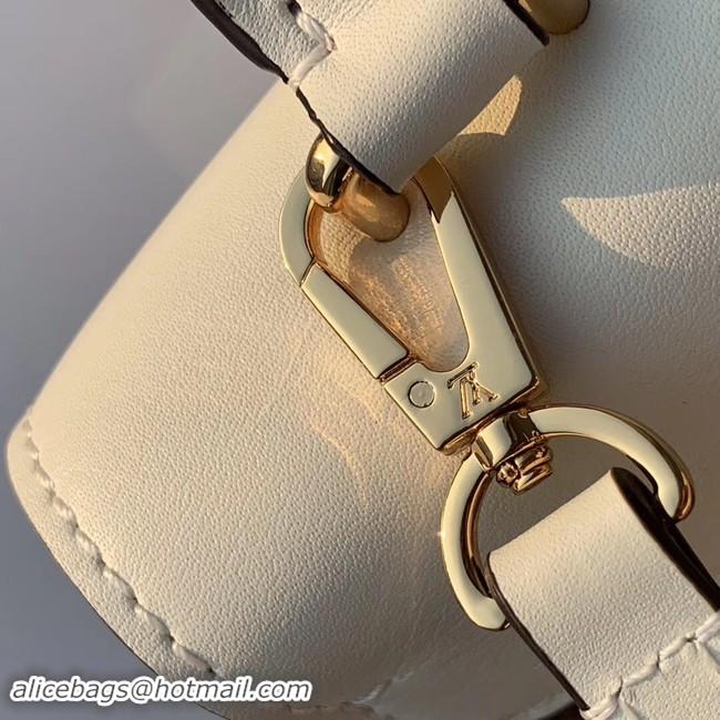 Imitation Louis Vuitton Original Leather LOCKY BB M44653 cream