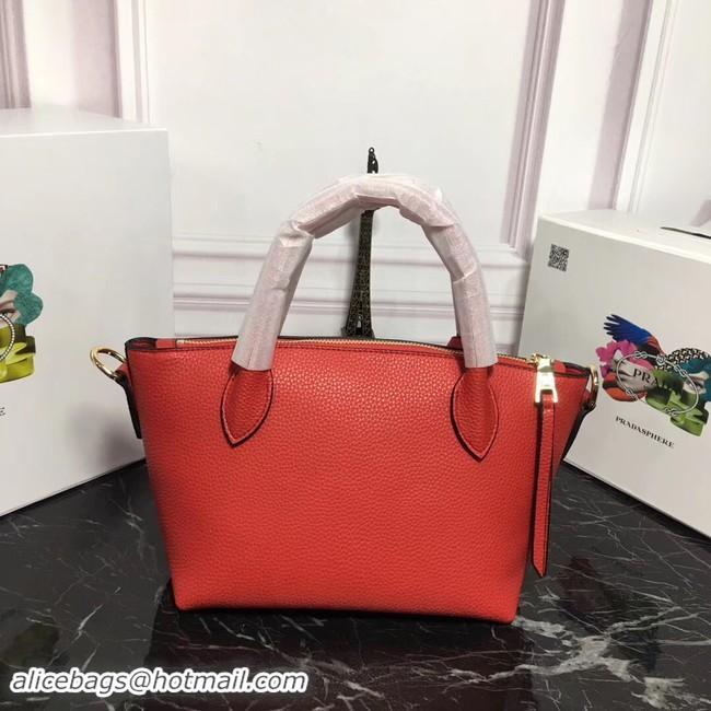 Discount Prada Calf leather bag 1BA111 red