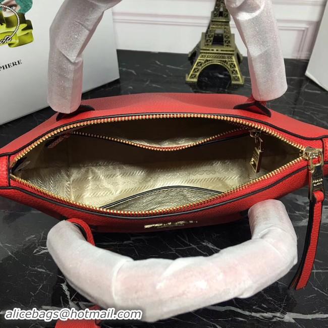 Discount Prada Calf leather bag 1BA111 red