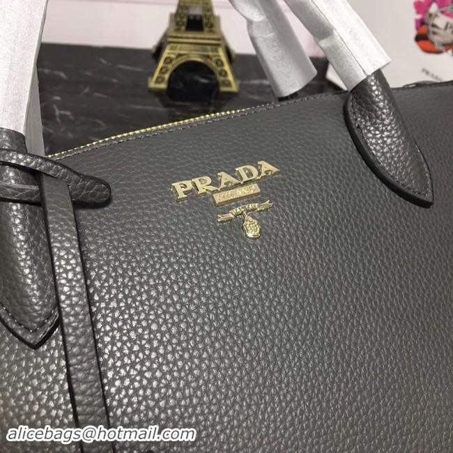 Best Grade Prada Calf leather bag 1BA111 grey