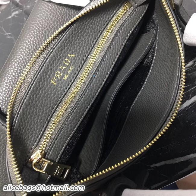 Best Grade Prada Calf leather bag 1BA111 grey