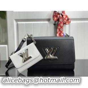 Super Discount Louis vuitton original epi leather TWIST MM M50280 black&white