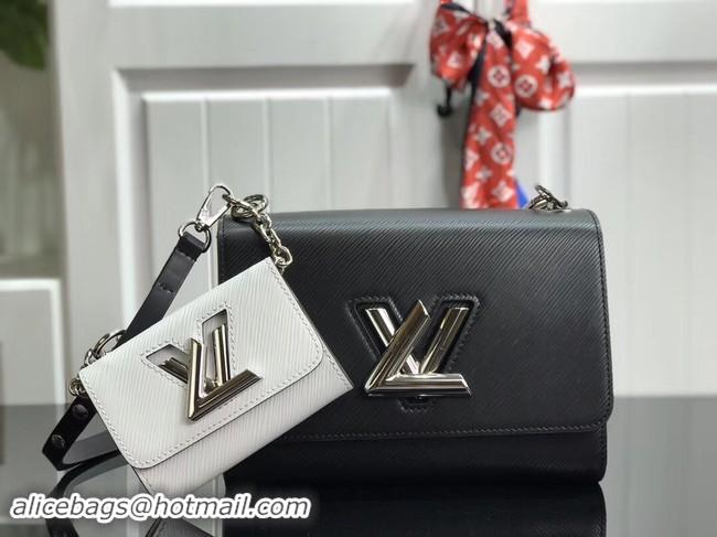 Super Discount Louis vuitton original epi leather TWIST MM M50280 black&white