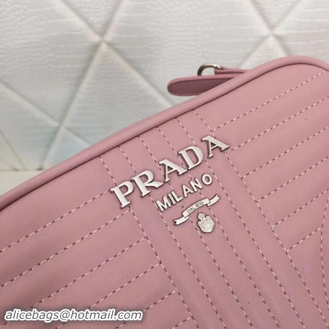 Classic Prada Calf leather bag 183 pink