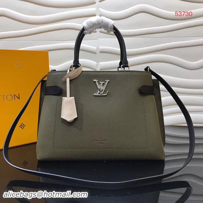 High Quality Louis Vuitton original LOCKME DAY M53730 Khaki