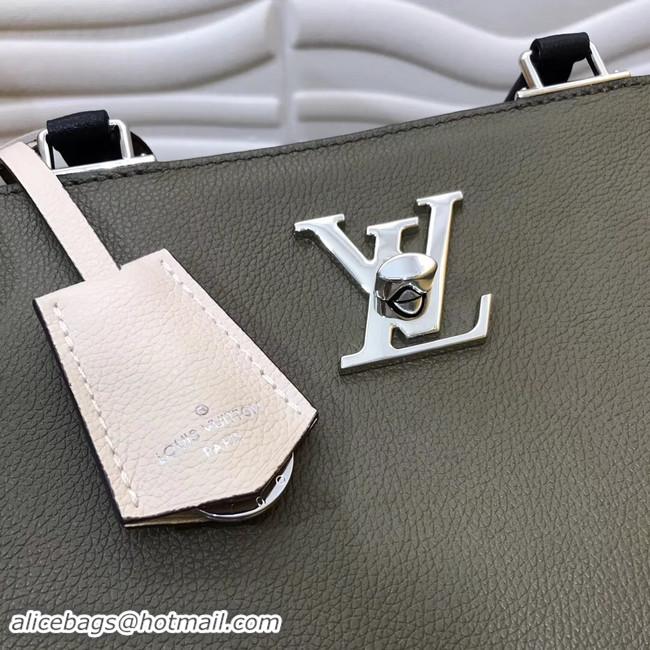 High Quality Louis Vuitton original LOCKME DAY M53730 Khaki