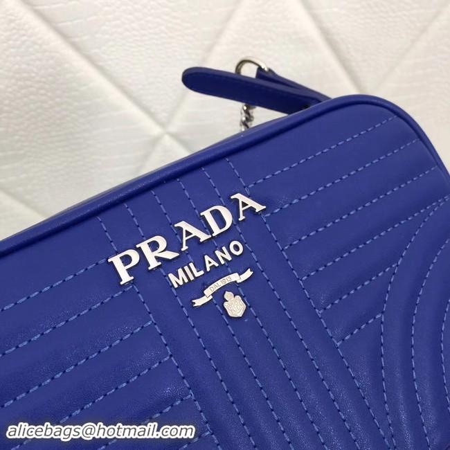 Grade Style Prada Calf leather bag 183 blue