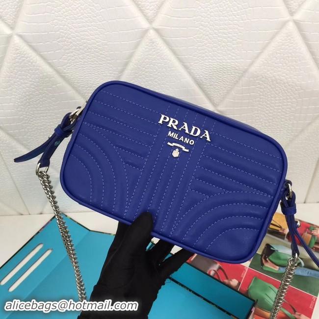 Grade Style Prada Calf leather bag 183 blue