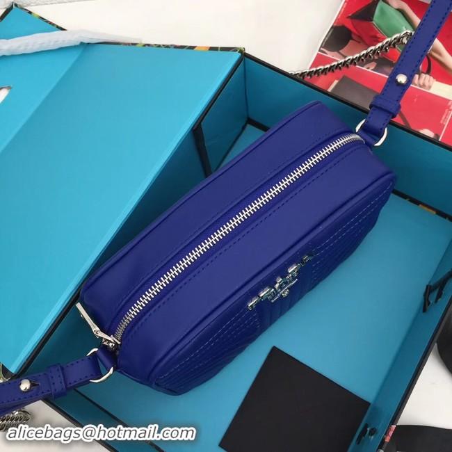 Grade Style Prada Calf leather bag 183 blue