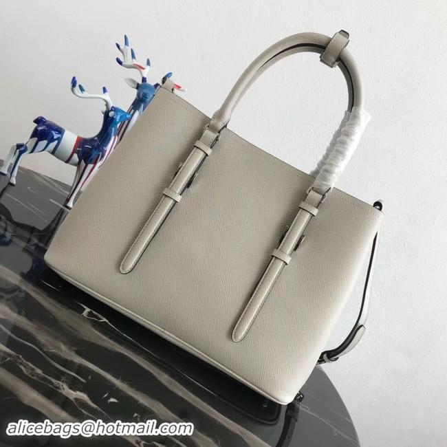 Most Popular Prada Saffiano original Leather Tote Bag BN2838 white