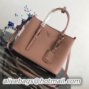 Luxury Prada Saffiano original Leather Tote Bag BN2838 pink