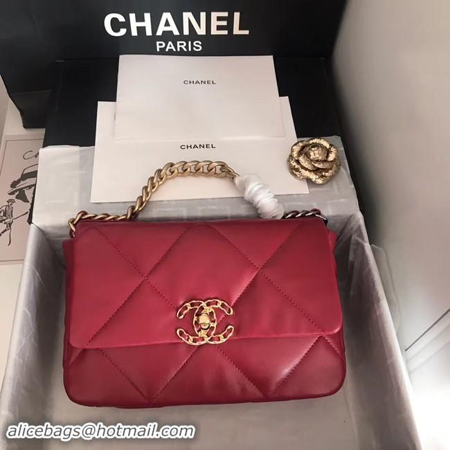 Super Quality Chanel Original Soft Leather Chain Bag CC9237 Red