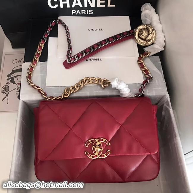 Super Quality Chanel Original Soft Leather Chain Bag CC9237 Red